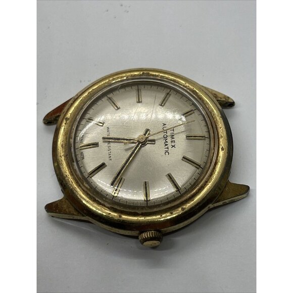 Vintage TIMEX Automatic Men's Wristwatch 46060 10778 Running - Picture 8 of 9